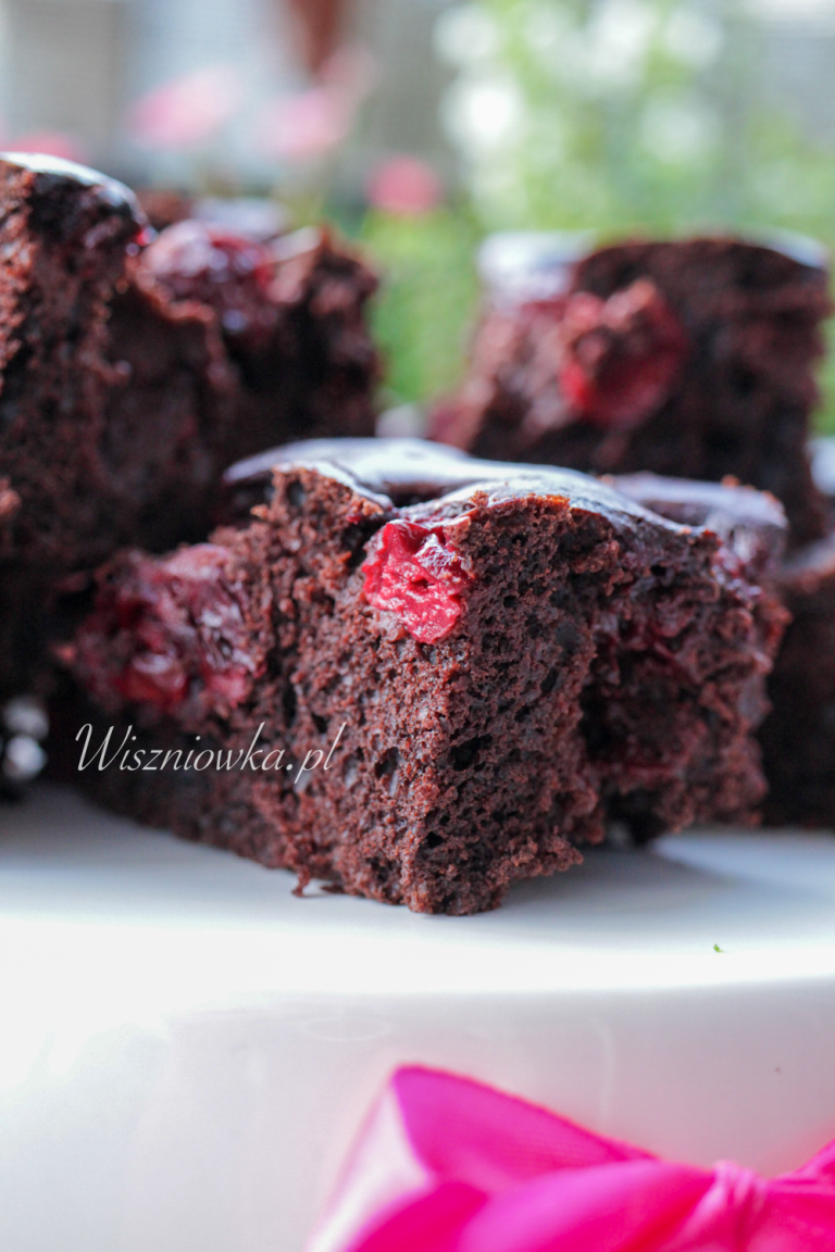 Ciasto Czekoladowe Z Wiśniami Moje Wypieki wiszniowka.pl
