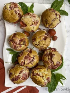 muffinki z truskawkami